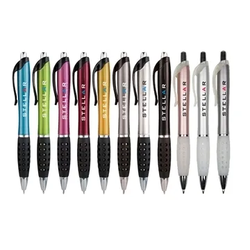 Image of 300 Customized Luminesque Pearlescent Pen - Rubber Grip