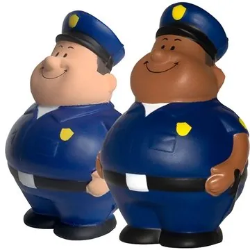 Image of 150 Promotional Policeman Bert Stress Reliever - Squeeze Toy