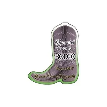 Image of 250 Promotional Cowboy Boot - Die Cut Magnets