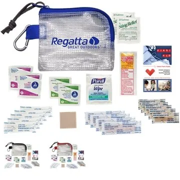 Image of 50 Customized Outdoor Adventure First Aid Safety Kit - Compact & ...