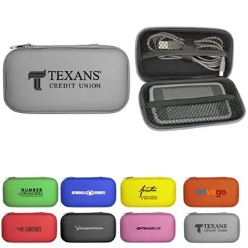 Image of 100 Customized Deluxe Cord Case - Mesh Interior & Protective