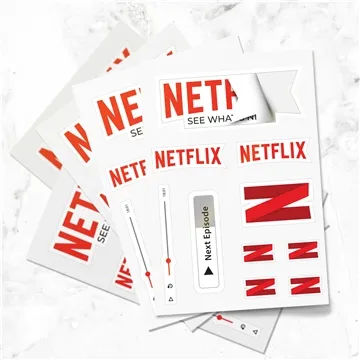 Image of 150 Customized 4" X 6" Sticker Sheets - Moisture Resistant & ...