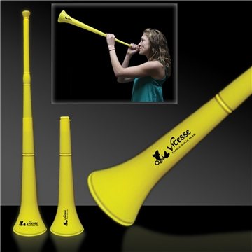 Image of 144 Custom Stadium Horns - Yellow - Collapsible