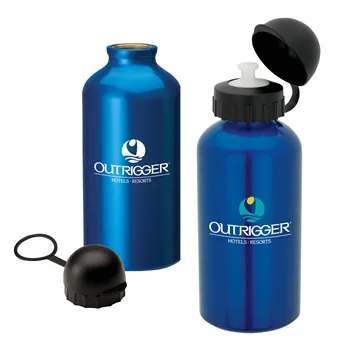 Image of 50 Custom 16.9 oz Domed Flask - Aluminum