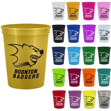 Image of 500 Custom Cups-On-The-Go 16 oz Stadium Cup - BPA-Free & ...