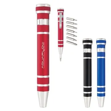 Image of 100 Customized 8-In-1 Aluminum Multi-Tool Kit - Magnetic & ...