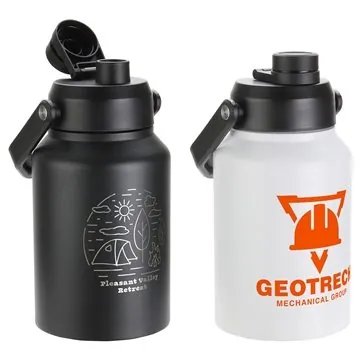 Image of 25 Custom Titan 64 oz Vacuum Insulated Stainless Steel Jug - 24Hr ...