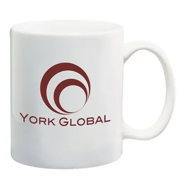 Image of 144 Promotional 11 oz White Ceramic Mug - FDA Approved