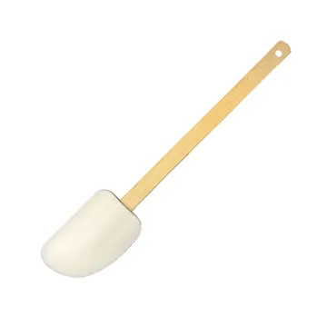 Image of 50 Customized Silicone Spatula with Wood Handle