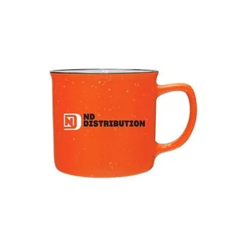 Image of 48 Custom 12 oz Cambria Ceramic Mug - Orange - Microwave Safe