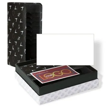 Image of 1 Promotional Black Travel Wallet - Multi-Pocket & Zippered