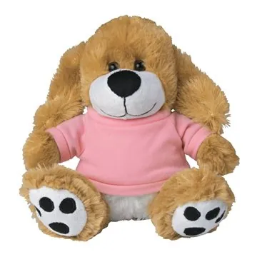 Image of 25 Custom 8 1/2 " Plush Big Paw Dog
