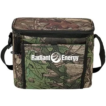 Image of 13 Promotional Huntwood Camo 12-Can Cooler - PEVA Lined