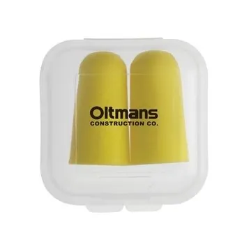 Image of 300 Customized Earplugs In Square Case - 33db Noise Reduction