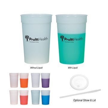 Image of 100 Promotional 22 oz Mood Stadium Cup - Color Changing