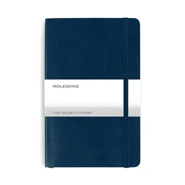 Image of 13 Promotional Moleskine Soft Cover Ruled Large Notebook - ...