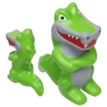 Image of 100 Custom Crocodile Mascot - Stress Reliever - Polyurethane