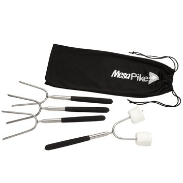 Image of 25 Promotional Extendable 34" Roasting Sticks with Carrying Case - ...