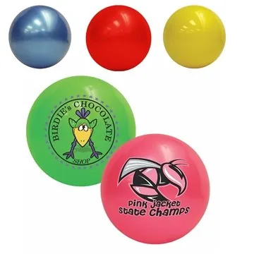 Image of 100 Customized 8 1/2 " Vinyl Play Balls - Reinflatable