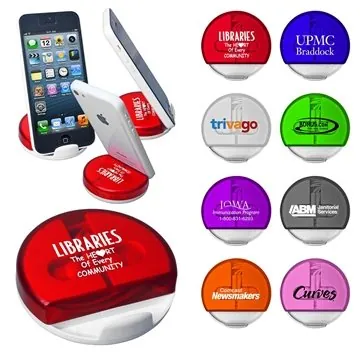 250 Custom Ear Buds With Stand-Up Holder - Cord Organizer