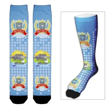 Image of 50 Customized "THAMES" Dye Sublimated Dress Socks (Pair) - ...