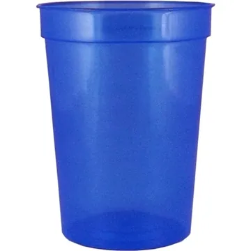 Image of 100 Promotional 12 oz Smooth Plastic Stadium Cup - BPA Free & USA ...