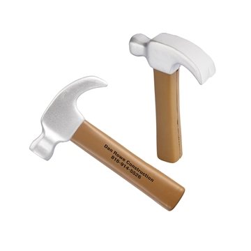 Image of 150 Customized Hammer Shape Stress Ball - Polyurethane