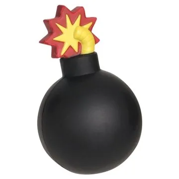 Image of 100 Promotional Bomb With Fuse - Stress Reliever - Polyurethane