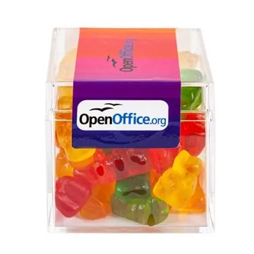 Image of 50 Custom Clever Candy Sweet Boxes with Gummy Bears
