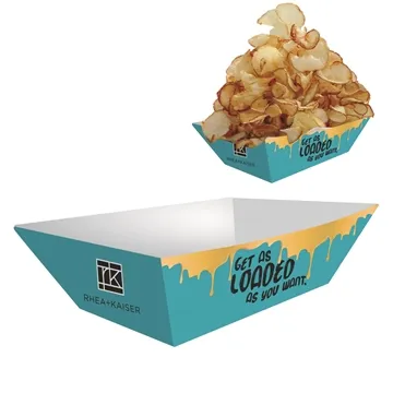 Image of 100 Customized Large Food Tray - Paper Products