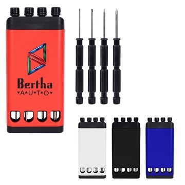 Image of 100 Customized 4-Piece Mini Screwdriver Set