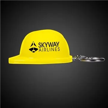 204 Promotional Yellow Plastic Construction Hat Bottle Opener Key ...