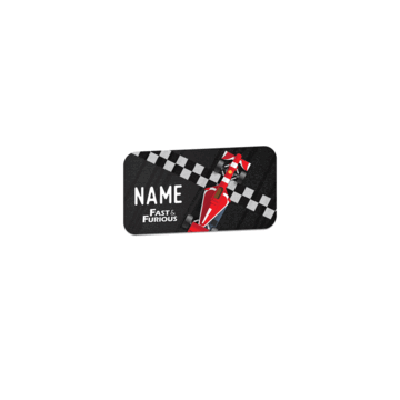 5D Name Badge - 3D Illusion Effect