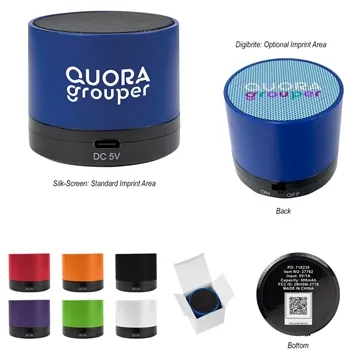 50 Customized Wireless Mini Cylinder Speaker 2.0