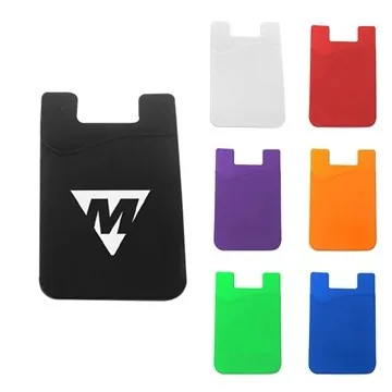 Silicone Smartphone Wallet - Card Holder & 3M Adhesive
