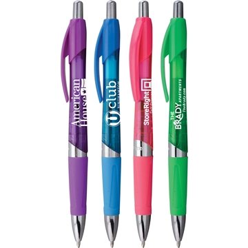 Image of 300 Customized Gassetto Gem Pen W Blue Ink - Comfort Grip
