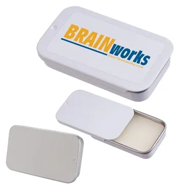 Image of 250 Promotional Lip Moisturizer Slider Tin - USA Made
