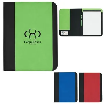 Image of 25 Customized Non-Woven Large Padfolio - Water Resistant