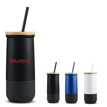 Image of 24 Custom 20oz Intrigue Vacuum Straw Tumbler - Insulated & ...