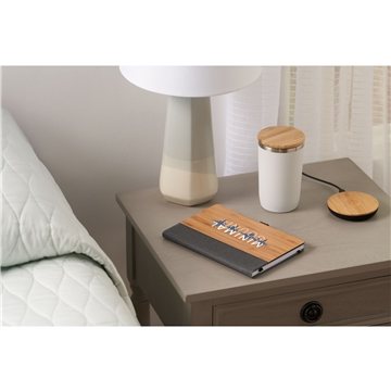 Image of 72 Promotional 5.5" x 8.5" FSC Mix Bamboo Bound JournalBook - ...