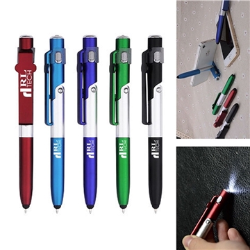 Multi Function Pen - LED Light & Phone Stand
