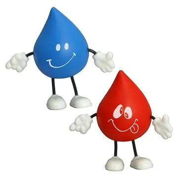 Image of 100 Customized Droplet Figure - Stress Reliever