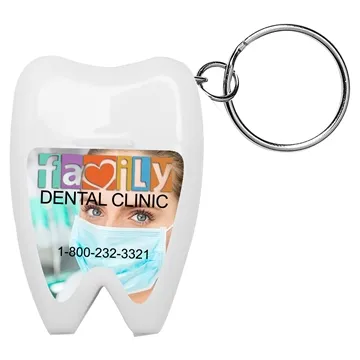Image of 250 Custom "HAPPY TEETH" Tooth Shaped Dental Floss Dispenser with ...
