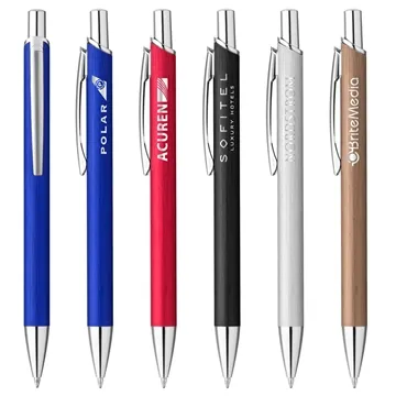 Image of 100 Promotional The Loft Metal Ballpoint Pen - Brushed Aluminum
