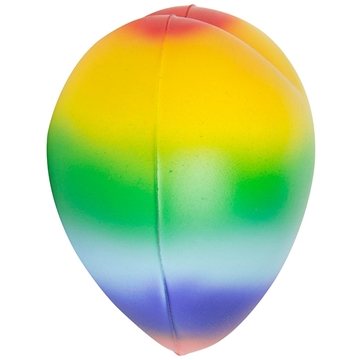 Image of 150 Customized Rainbow Sweet Heart Stress Reliever - Squeezable