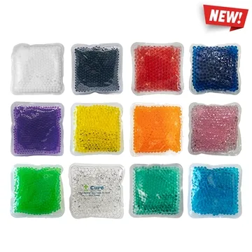 Image of 150 Promotional Gel Beads Hot Cold Pack Square - Reusable