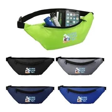 Image of 150 Custom Hipster Recycled rPET Fanny Pack - Eco-Friendly