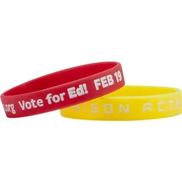 250 Customized Debossed With Color Fill Silicone Wristband - Latex ...