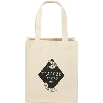 Image of 288 Customized Mini 10oz Cotton Gift Tote - Reusable