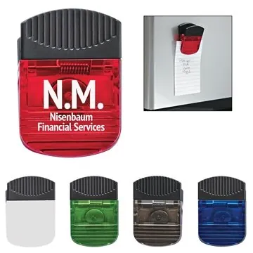 Image of 100 Promotional Wide Rectangle Clip - Magnetic & Spring Loaded
